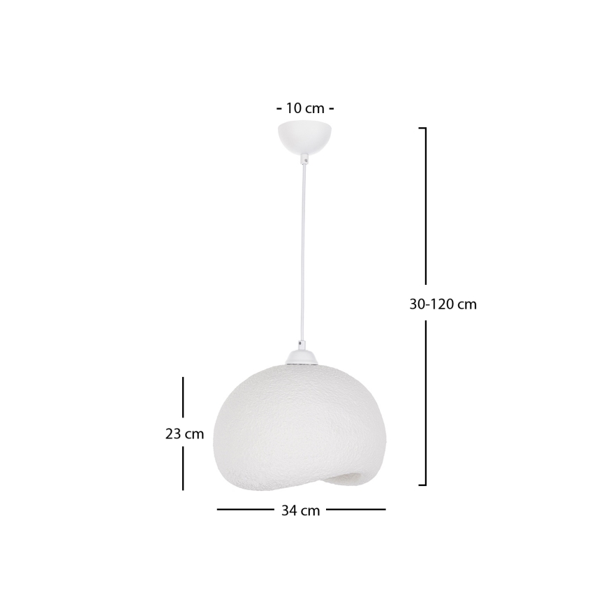 Brilagi - Lustr na lanku WABI SABI 1xE27/40W/230V pr. 34 cm bílá