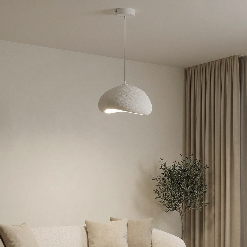 Brilagi - Lustr na lanku WABI SABI 1xE27/40W/230V pr. 35 cm bílá