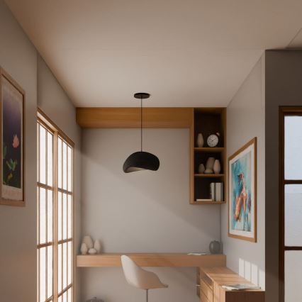 Brilagi - Lustr na lanku WABI SABI 1xE27/40W/230V pr. 35 cm černá