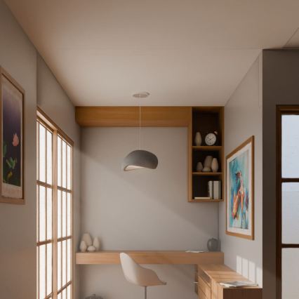 Brilagi - Lustr na lanku WABI SABI 1xE27/40W/230V pr. 35 cm šedá