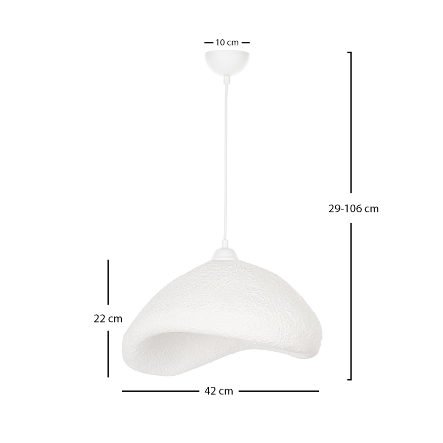 Brilagi - Lustr na lanku WABI SABI 1xE27/40W/230V pr. 42 cm bílá