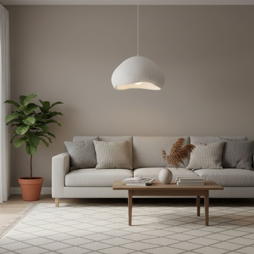 Brilagi - Lustr na lanku WABI SABI 1xE27/40W/230V pr. 50 cm bílá