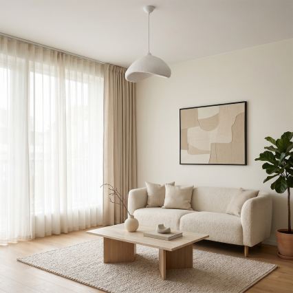 Brilagi - Lustr na lanku WABI SABI 1xE27/40W/230V pr. 52 cm bílá