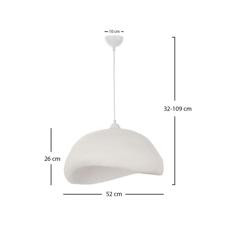 Brilagi - Lustr na lanku WABI SABI 1xE27/40W/230V pr. 52 cm bílá