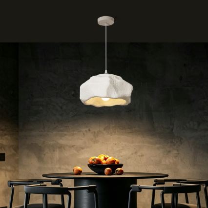 BRILAGI - Lustr na lanku WABI SABI 1xE27/60W/230V pr. 30 cm bílá