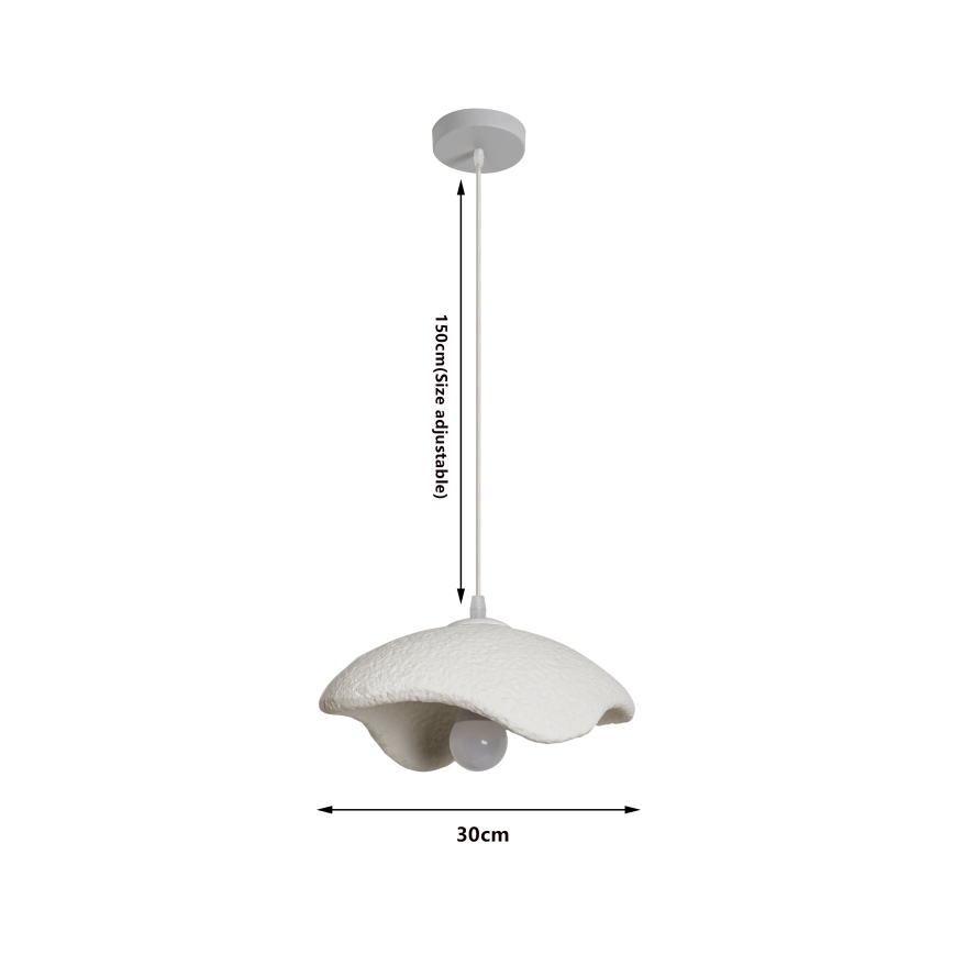 BRILAGI - Lustr na lanku WABI SABI 1xE27/60W/230V pr. 30 cm bílá