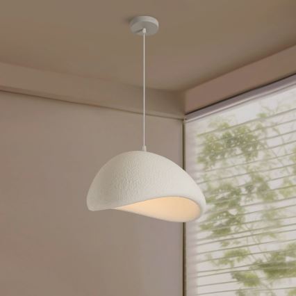 BRILAGI - Lustr na lanku WABI SABI 1xE27/60W/230V pr. 40 cm bílá