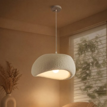 BRILAGI - Lustr na lanku WABI SABI 1xE27/60W/230V pr. 40 cm bílá