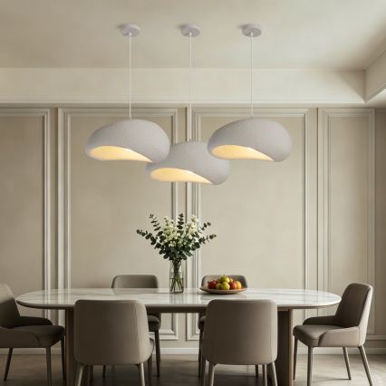 BRILAGI - Lustr na lanku WABI SABI 1xE27/60W/230V pr. 40 cm bílá