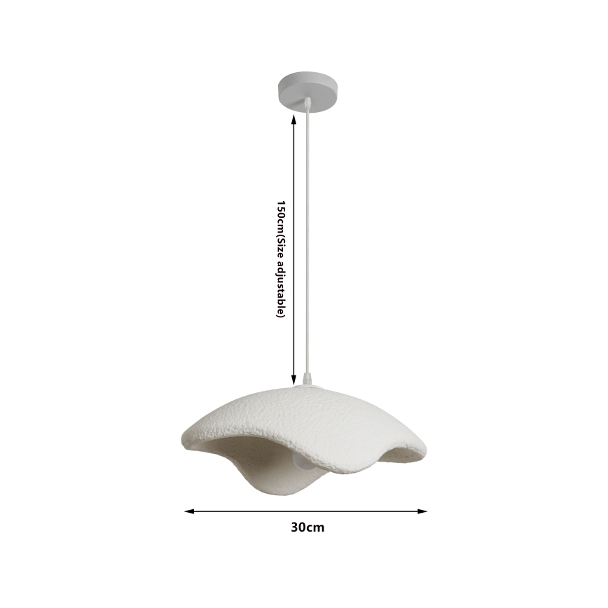 BRILAGI - Lustr na lanku WABI SABI 1xE27/60W/230V pr. 40 cm bílá