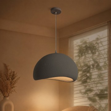 BRILAGI - Lustr na lanku WABI SABI 1xE27/60W/230V pr. 40 cm šedá