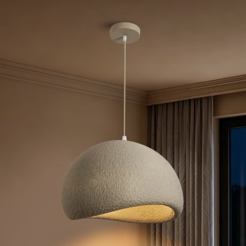 BRILAGI - Lustr na lanku WABI SABI 1xE27/60W/230V pr. 50 cm béžová