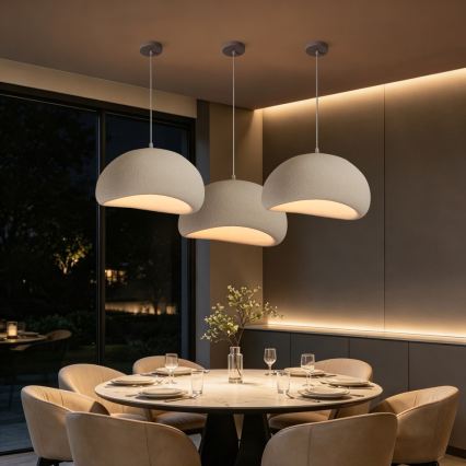 BRILAGI - Lustr na lanku WABI SABI 1xE27/60W/230V pr. 50 cm bílá