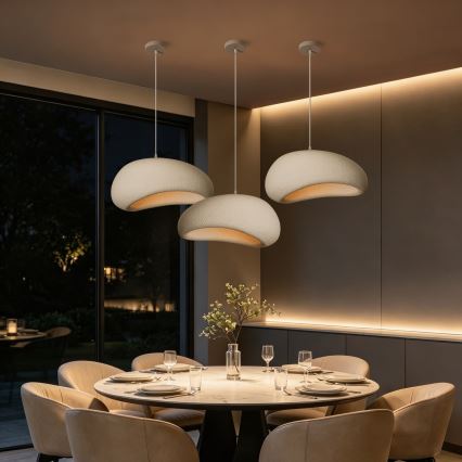 BRILAGI - Lustr na lanku WABI SABI 1xE27/60W/230V pr. 50 cm bílá