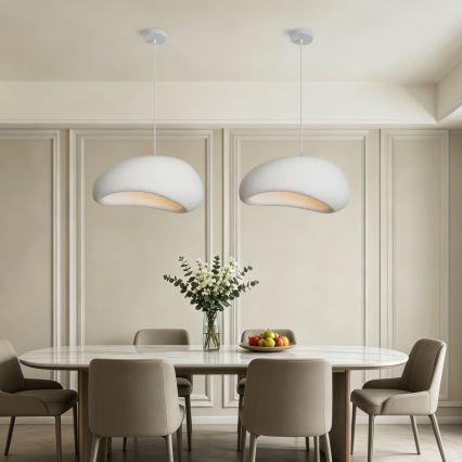 BRILAGI - Lustr na lanku WABI SABI 1xE27/60W/230V pr. 50 cm bílá