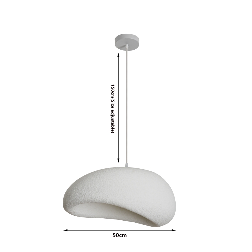 BRILAGI - Lustr na lanku WABI SABI 1xE27/60W/230V pr. 50 cm bílá