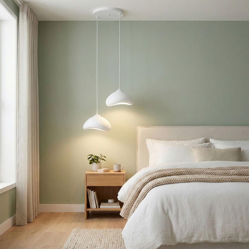 Brilagi - Lustr na lanku WABI SABI 2xE27/40W/230V pr. 45 cm bílá