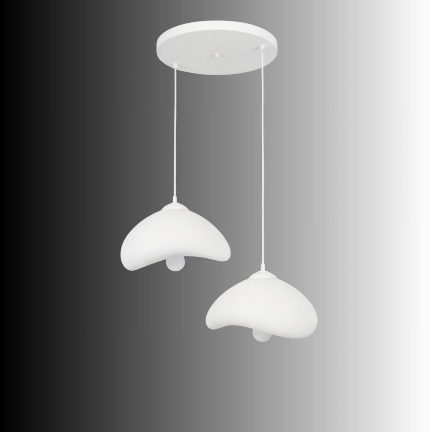 Brilagi - Lustr na lanku WABI SABI 2xE27/40W/230V pr. 45 cm bílá