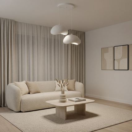 Brilagi - Lustr na lanku WABI SABI 2xE27/40W/230V pr. 60 cm bílá