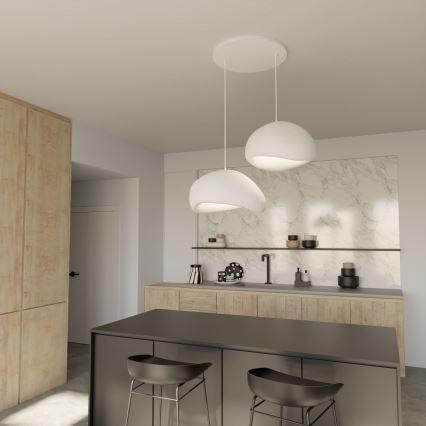 Brilagi - Lustr na lanku WABI SABI 2xE27/40W/230V pr. 60 cm bílá