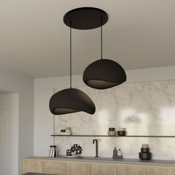 Brilagi - Lustr na lanku WABI SABI 2xE27/40W/230V pr. 60 cm černá