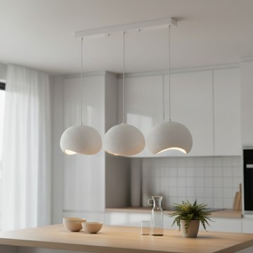 Brilagi - Lustr na lanku WABI SABI 3xE27/40W/230V bílá