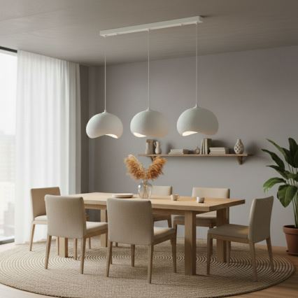 Brilagi - Lustr na lanku WABI SABI 3xE27/40W/230V bílá