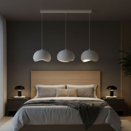 Brilagi - Lustr na lanku WABI SABI 3xE27/40W/230V bílá