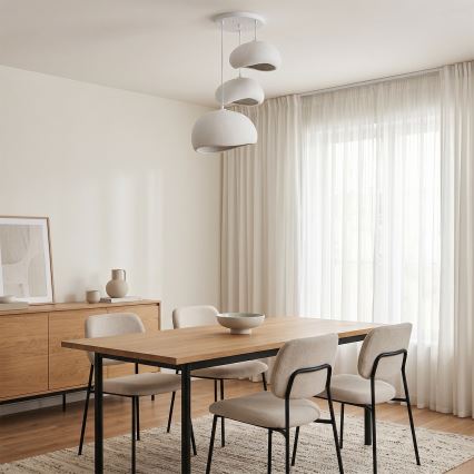 BRILAGI - Lustr na lanku WABI SABI 3xE27/40W/230V pr. 76 cm bílá