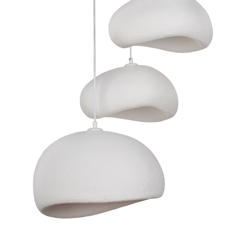 BRILAGI - Lustr na lanku WABI SABI 3xE27/40W/230V pr. 76 cm bílá