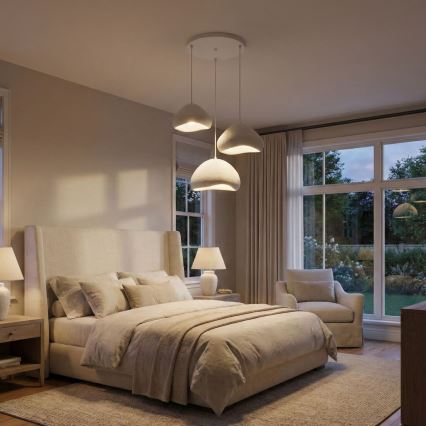 Brilagi - Lustr na lanku WABI SABI 3xE27/40W/230V pr. 82 cm bílá