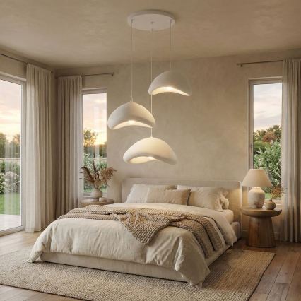 Brilagi - Lustr na lanku WABI SABI 3xE27/40W/230V pr. 82 cm bílá