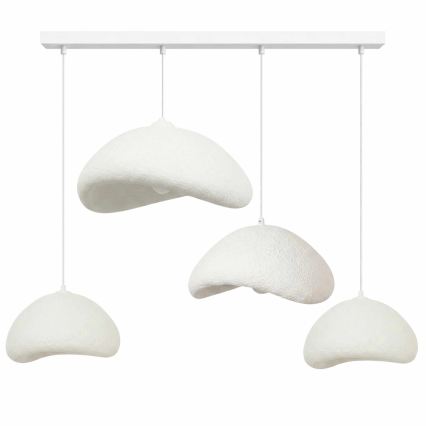 Brilagi - Lustr na lanku WABI SABI 4xE27/40W/230V bílá