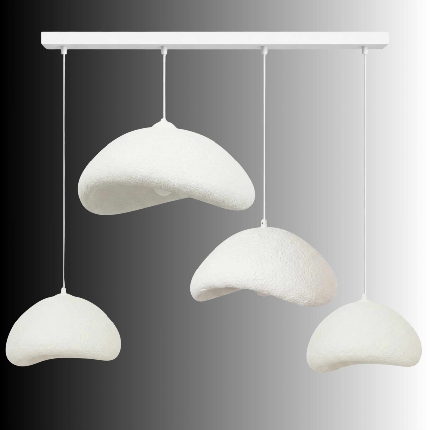 Brilagi - Lustr na lanku WABI SABI 4xE27/40W/230V bílá