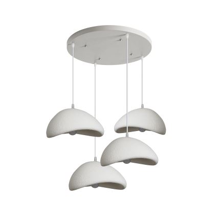 BRILAGI - Lustr na lanku WABI SABI 4xE27/60W/230V bílá
