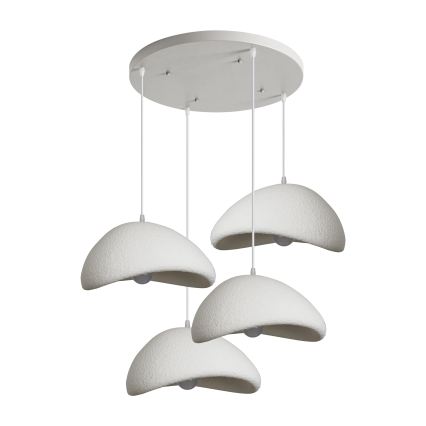 BRILAGI - Lustr na lanku WABI SABI 4xE27/60W/230V bílá