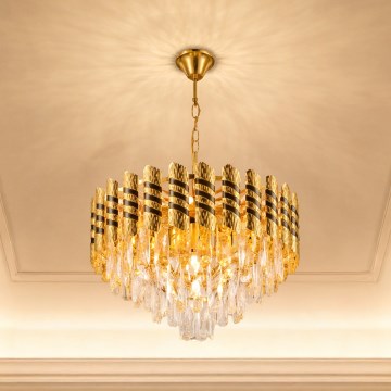 Brilagi - Lustr na řetězu CRISTAL 5xE14/40W/230V pr. 38 cm