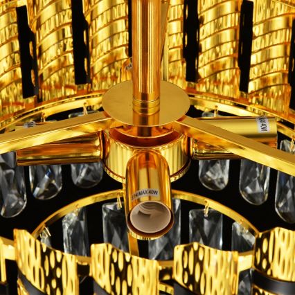 Brilagi - Lustr na řetězu CRISTAL 5xE14/40W/230V pr. 38 cm