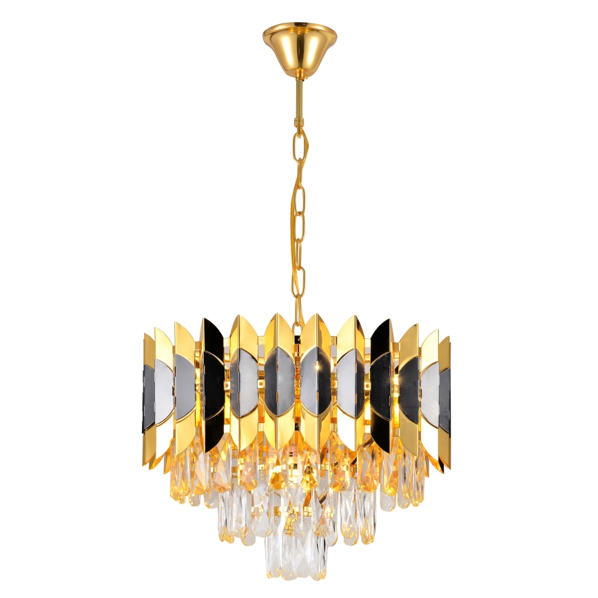 Brilagi - Lustr na řetězu CRISTAL 5xE14/40W/230V pr. 38 cm