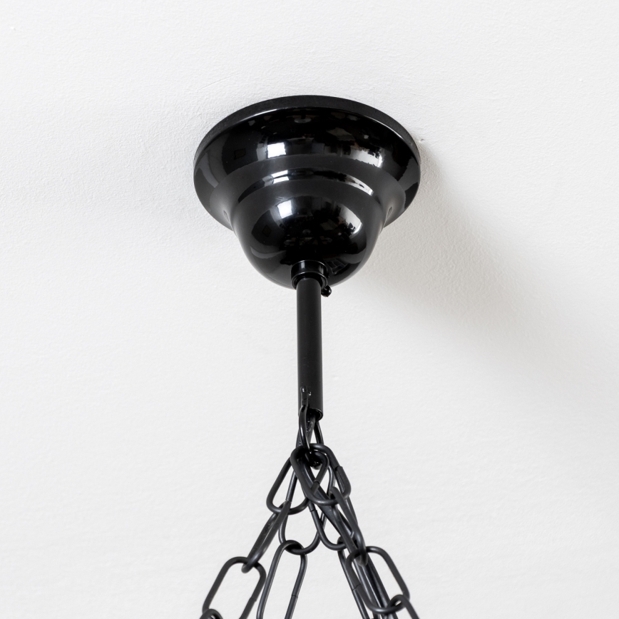 Brilagi - Lustr na řetězu QUEEN 4xE14/40W/230V buk