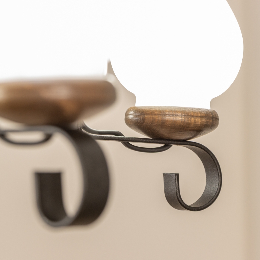 Brilagi - Lustr na řetězu ROATA 5xE14/40W/230V pr. 70 cm buk/ořech