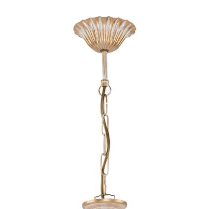 Brilagi - Lustr na řetězu SONIA 3xE27/15W/230V pr. 64 cm krémová/patina