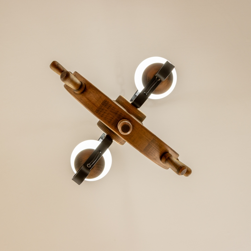 Brilagi - Lustr na řetězu TIMONA 2xE14/40W/230V buk