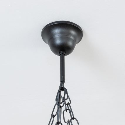 Brilagi - Lustr na řetězu TIMONA 4xE14/40W/230V pr. 50 cm buk/ořech