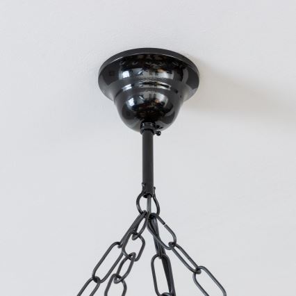 Brilagi - Lustr na řetězu TIMONA 8xE14/40W/230V pr. 70 cm buk