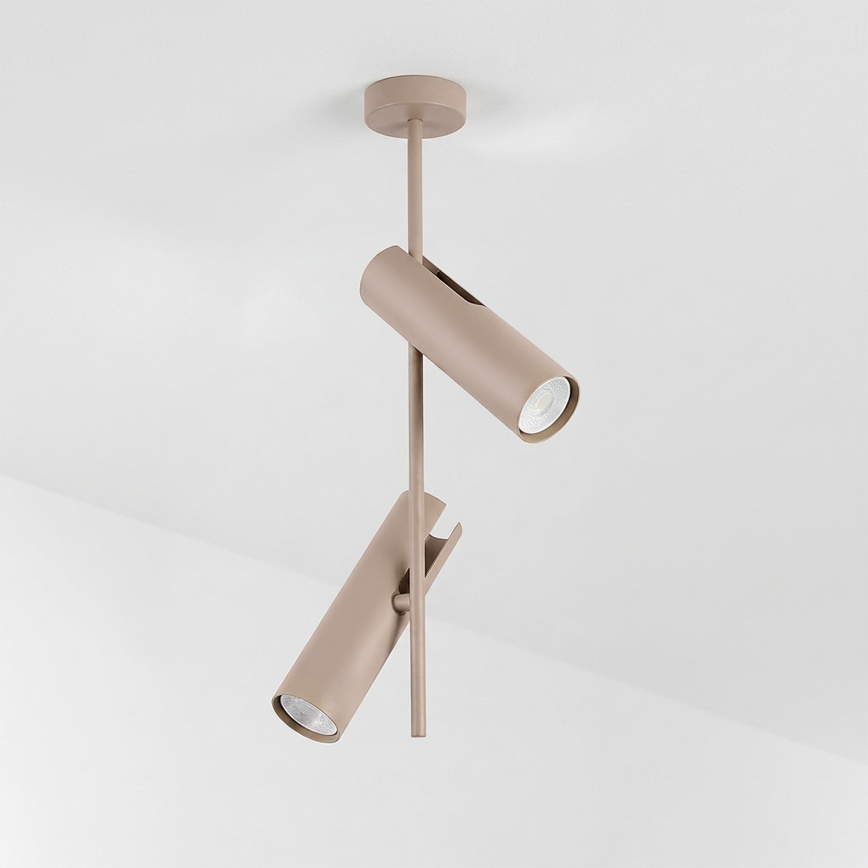 BRILAGI - Lustr na tyči BRANCH 2xGU10/30W/230V béžová