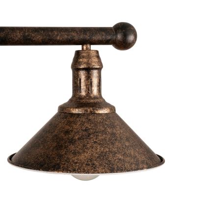 BRILAGI - Lustr na tyči FORGE 2xE27/60W/230V patina/měděná