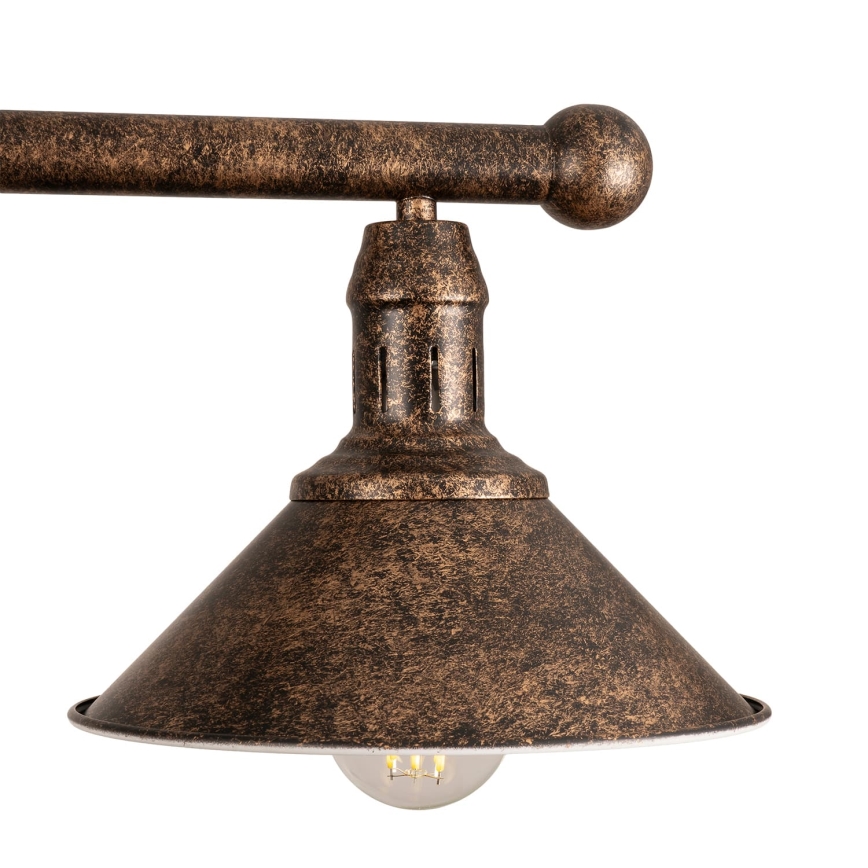 BRILAGI - Lustr na tyči FORGE 3xE27/60W/230V patina/měděná
