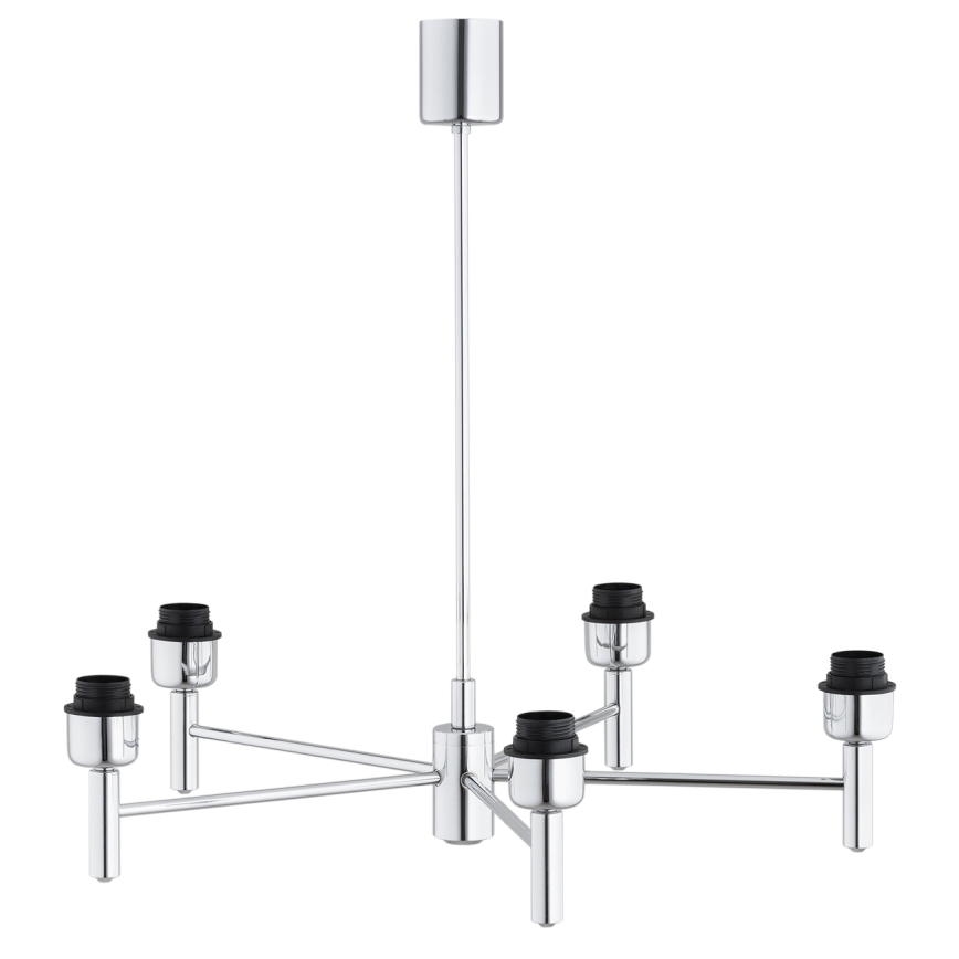 Brilagi - Lustr na tyči MONTE 5xE27/60W/230V krémová/lesklý chrom