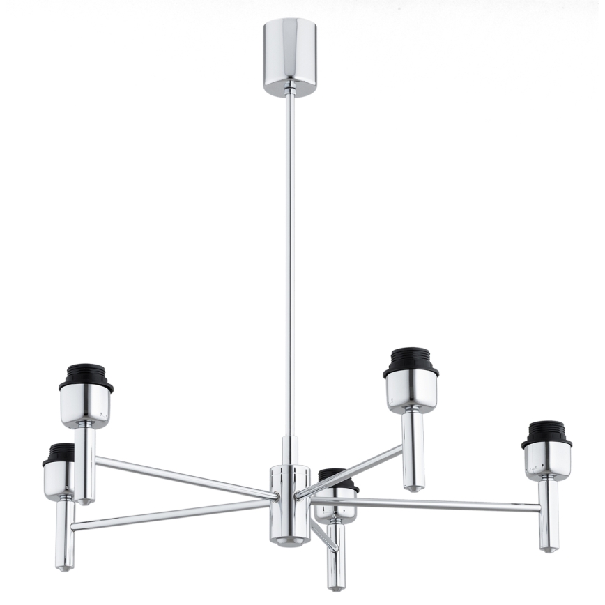 Brilagi - Lustr na tyči MONTE 5xE27/60W/230V krémová/lesklý chrom